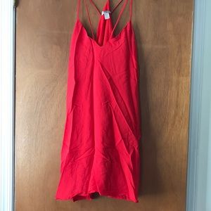 F21 Strappy Red Summer Dress